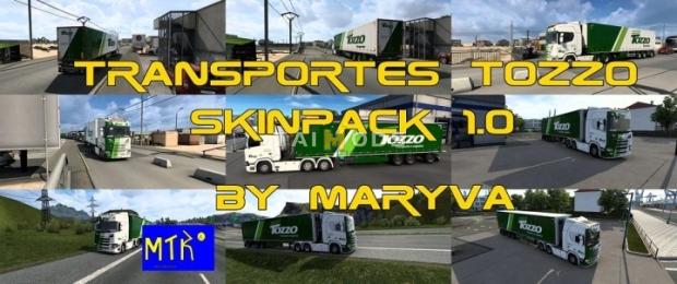 ETS2 - Tozzo Transportes Skinpack V1.0 (1.47.x)