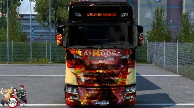 ETS2 - Demon Slayer Kimetsu No Yaiba Kyojuro Rengoku Skin (1.47.x)