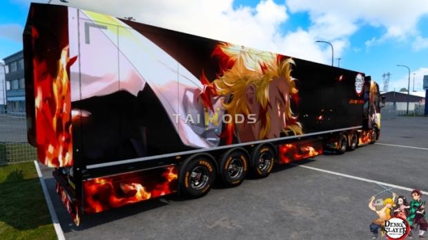 ETS2 - Demon Slayer Kimetsu No Yaiba Kyojuro Rengoku Skin (1.47.x)