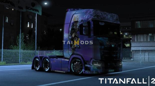 ETS2 - Scania Titanfall 2 Woman Skin (1.47.x)