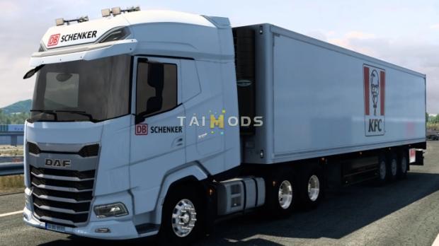 ETS2 - Schwarzmuller Refrigerated KFC 2018 V1.0 (1.47.x)