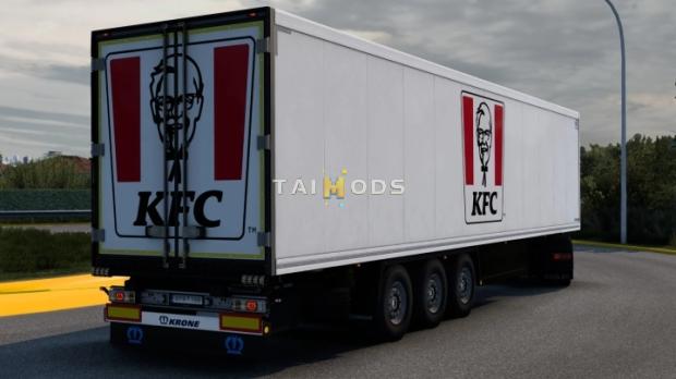 ETS2 - Skin Krone Cool Liner KFC 2018 V1.0 (1.47.x)