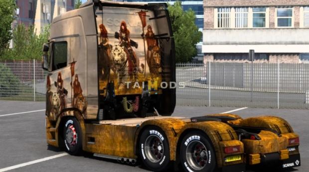 ETS2 - Scania Riding Tiger Skin (1.47.x)