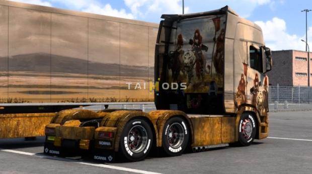 ETS2 - Scania Riding Tiger Skin (1.47.x)