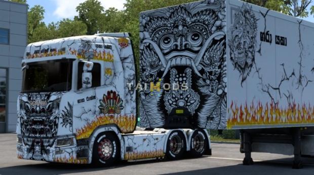 ETS2 - Sri Lanka Yaka Skin V2.0 (1.47.x)
