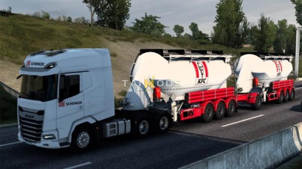 ETS2 - Feldbinder Eut KFC 2018 Skin V1.0 (1.47.x)