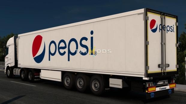 ETS2 - Krone Cool Liner Pepsi Skin V1.0 (1.47.x)