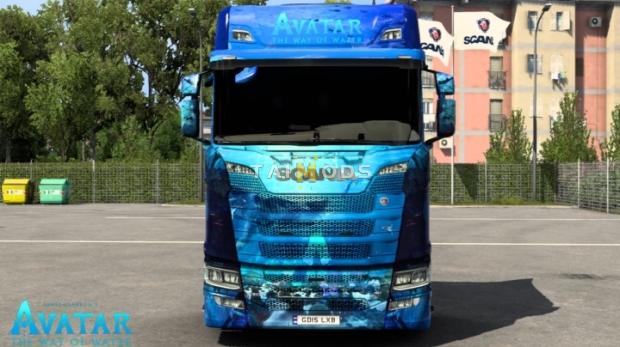 ETS2 - Scania Avatar The Way of Water Skin (1.47.x)