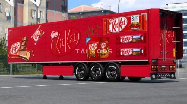 ETS2 - Trailer Kit Kat Skin (1.47.x)