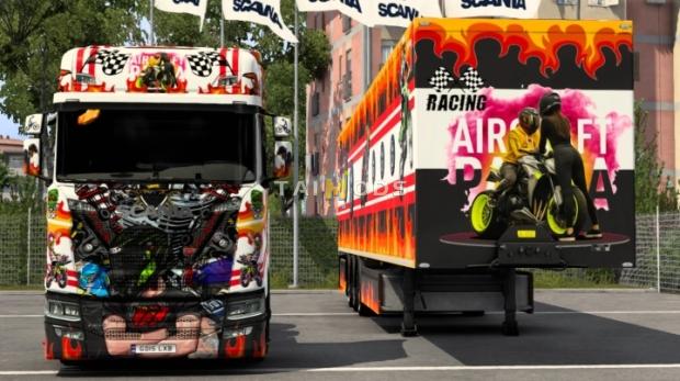 ETS2 - Scania Bike Riders Skin (1.47.x)