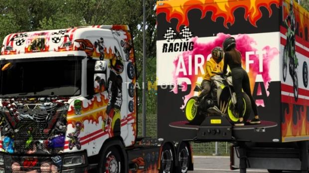 ETS2 - Scania Bike Riders Skin (1.47.x)