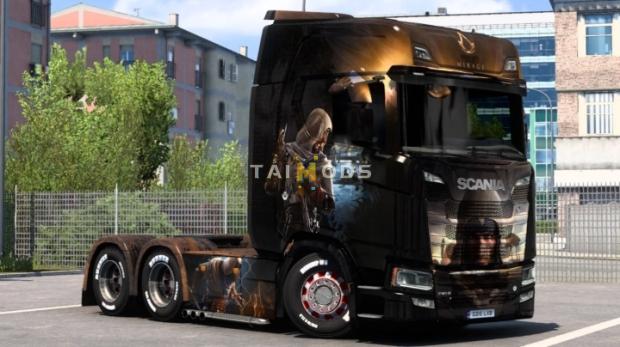 ETS2 - Scania Assassins Creed Mirage Skin (1.47.x)