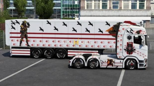 ETS2 - Scania Apex Legends Bloodhound Skin (1.46.x)