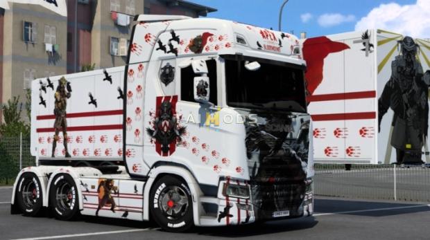 ETS2 - Scania Apex Legends Bloodhound Skin (1.46.x)