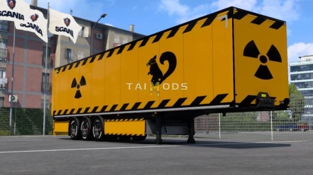 ETS2 - Trailer Nuclear Signs Skin (1.46.x)