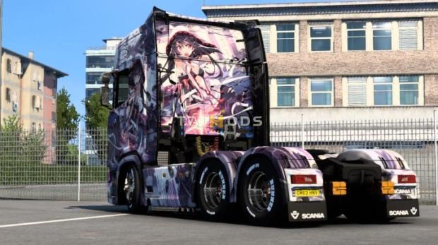 ETS2 - Scania Anime Character Skin (1.46.x)