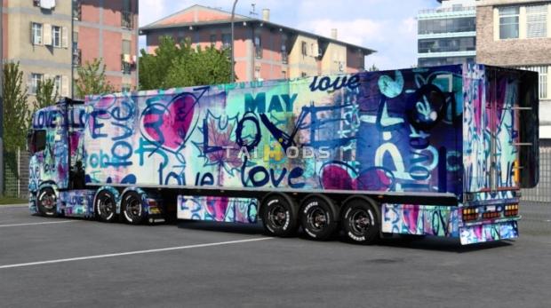ETS2 - Scania Love Art Skin (1.46.x)