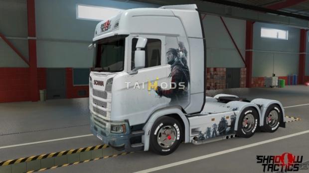 ETS2 - Scania Shadow Tactics Blades of the Shogun Skin Pack ( 5 Skins ) (1.46.x)