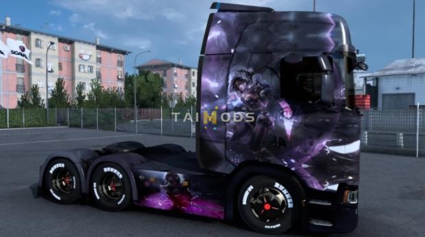 ETS2 - Scania Dota 2 Lanaya Skin V1.0 (1.46.x)