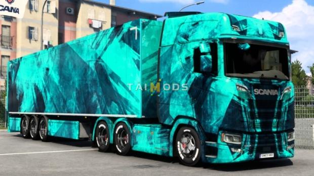 ETS2 - Scania Blue Skin (1.46.x)