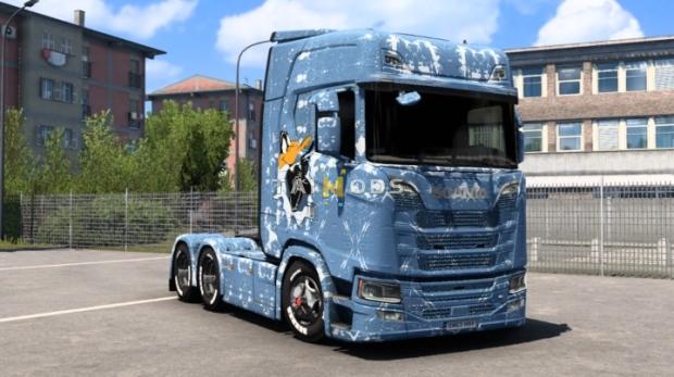 ETS2 - Scania Daffy Duck Skin (1.46.x)