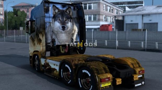 ETS2 - Scania Wolf Skin (1.46.x)