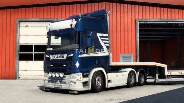 ETS2 - Scania R Ex Leif Egil Transport Mjolner Skin (1.46.x)