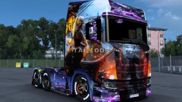 ETS2 - Scania Fantasy Girl Skin (1.46.x)