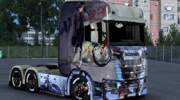 ETS2 - Anime Girl Skin (1.46.x)