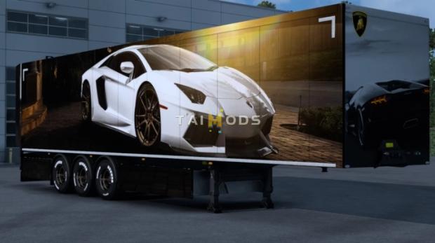 ETS2 - Lamborghini Aventador Trailer Skin (1.46.x)