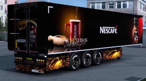 ETS2 - Nescafe Trailer Skin (1.46.x)