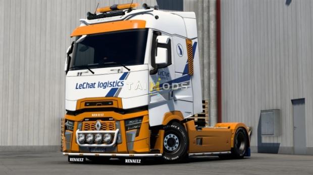ETS2 - LeChat Logistics with Changeable Colors V1.12.1 (1.46.x)