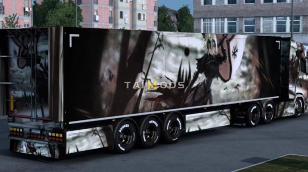 ETS2 - Fantasy Warrior Anime Skin (1.46.x)