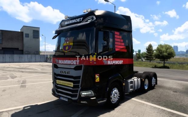 ETS2 - DAF 2021 Mammoet Skin V1.0 (1.46.x)