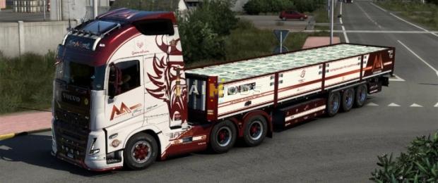 ETS2 - Skin A&A Trucks & Trailers V21.10.22 (1.46.x)