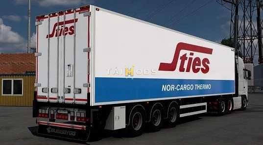 ETS2 - Bussbygg Euromax Nor Cargo / Sties / Ex Skin Pack v2.0 (1.45.x)