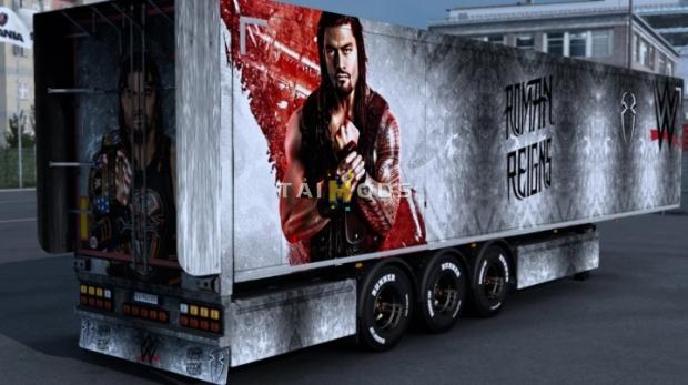 ETS2 - WWE Roman Reigns Trailer Skin (1.45.x)