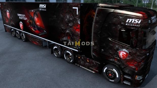 ETS2 - Scania MSI Skin Pack (1.45.x)