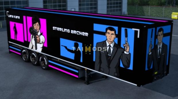 ETS2 - Archer Trailer Skin (1.45.x)