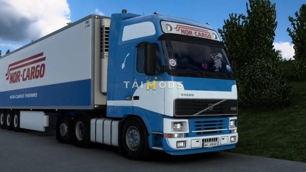 ETS2 - Volvo FH12 MK1 Nor Cargo Skin (1.45.x)