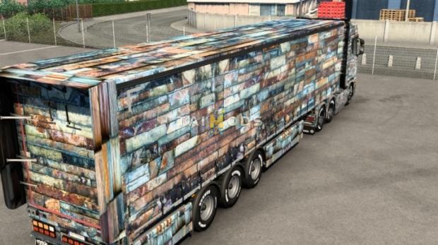 ETS2 - Stone Wall Skin (1.44.x)