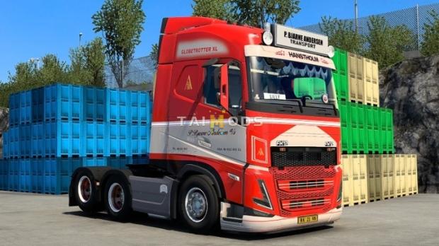 ETS2 - Volvo FH5 P Bjarne Andersen Skin (1.44.x)