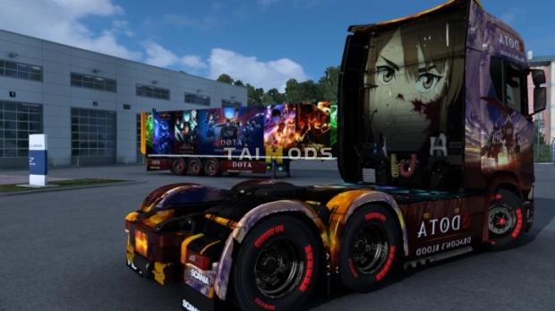 ETS2 - Dota: Dragons Blood Skin (1.44.x)