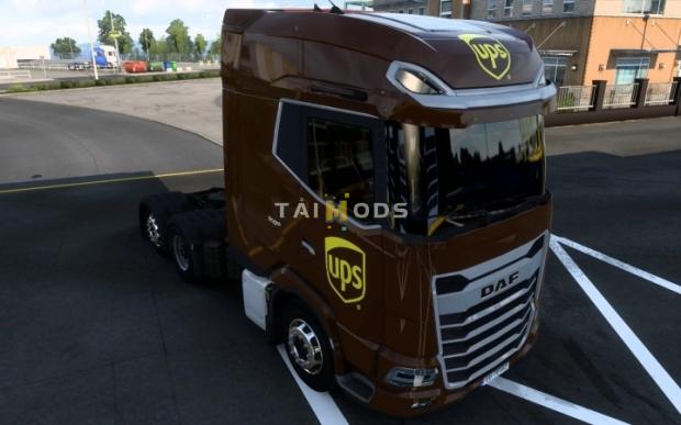 ETS2 - DAF UPS Skin 2021 V1.0 (1.44.x)