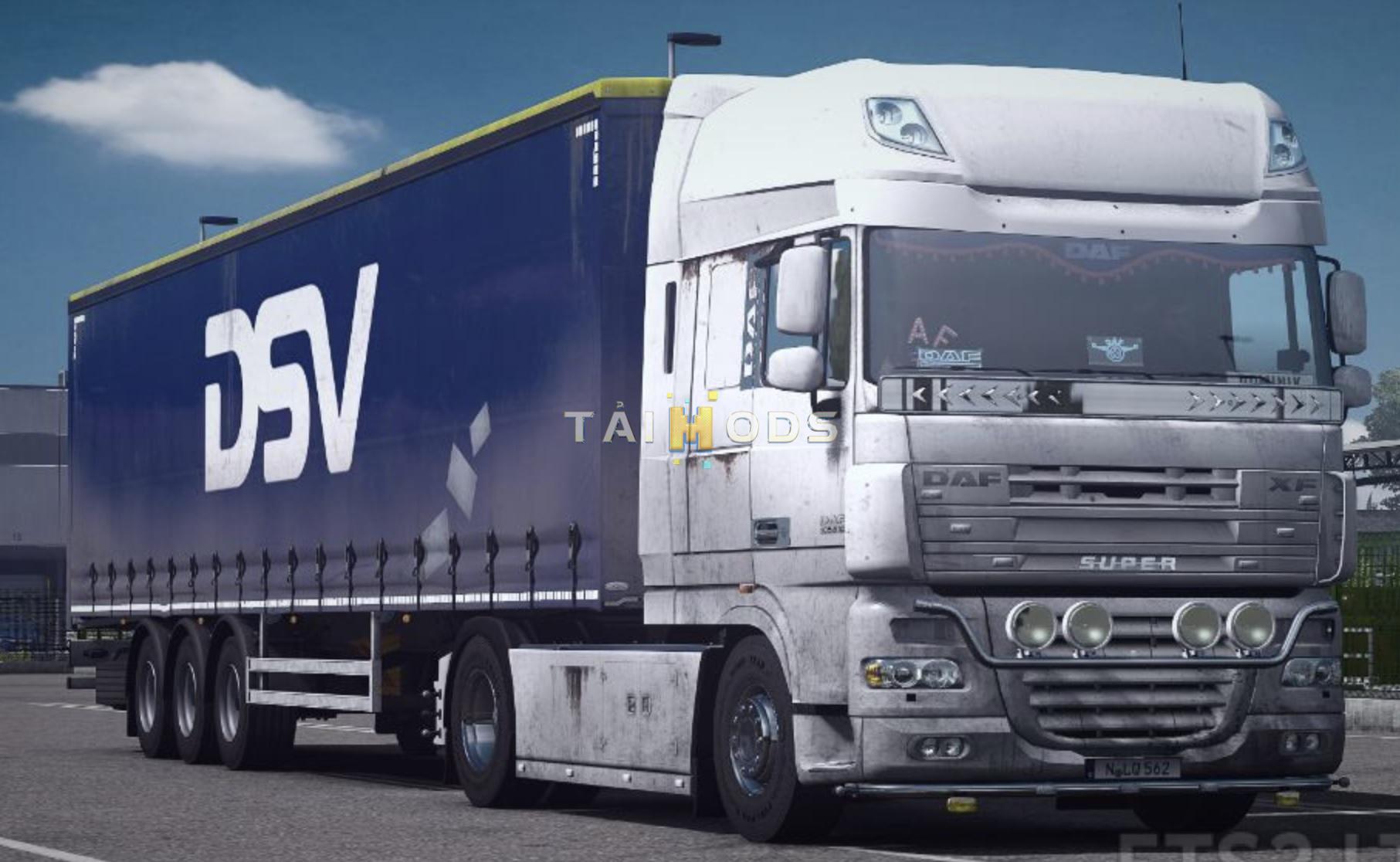 ETS2 - Dirty Skin Pack V2.0 (+Dirty Daf 105) (1.36.x)