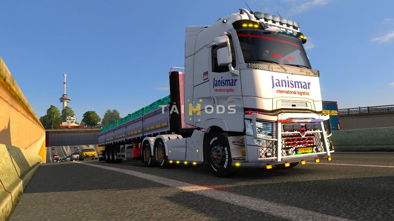 ETS2 - Renault T SCS Moroco Janismar Skins V1.0 (1.37.x)