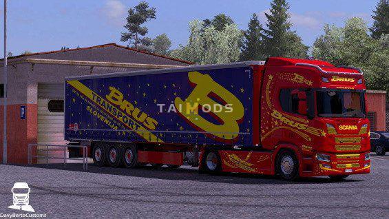 ETS2 - Brus Transport Skin Pack V1.0 (1.36.x) (1.35.x)