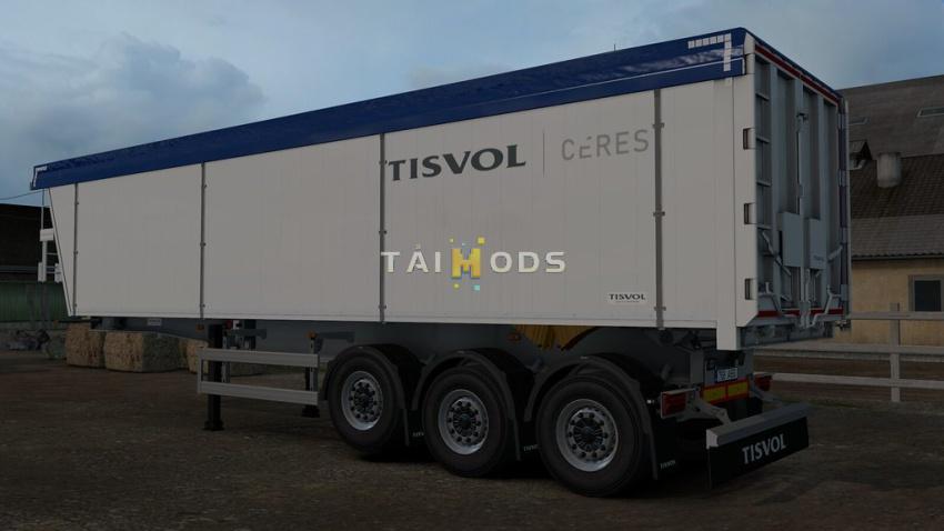 ETS2 - Tisvol Tipper Trailer V1.1.4 (1.57.x)