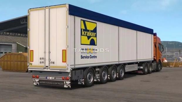 ETS2 - Kraker Walkingfloor Trailer V2.2.1 (1.47.x)