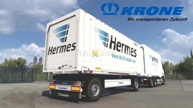ETS2 - Krone Profi Box Carrier Pack V1.6.2 (1.47.x)